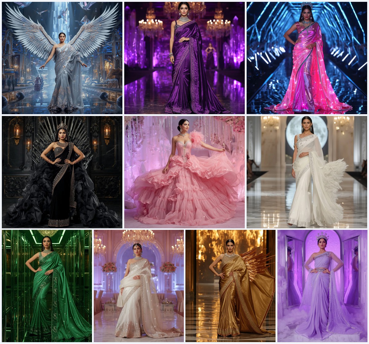 Ethereal Pastel Handloom Saree AI Prompts for Serene Retreats | new instagram trending photo editing prompt
