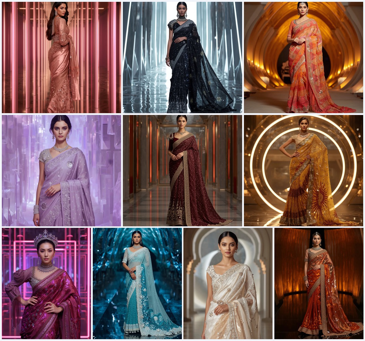 Top 10 Charming Teen Saree AI Image Prompts for School Art Exhibitions | new ai prompt chatgpt